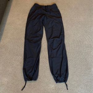 Black Lululemon Lined Dance Studio Pants